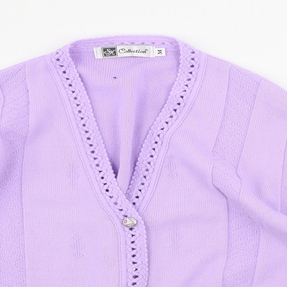 SH Collection  Womens Purple   Cardigan Jumper Size M