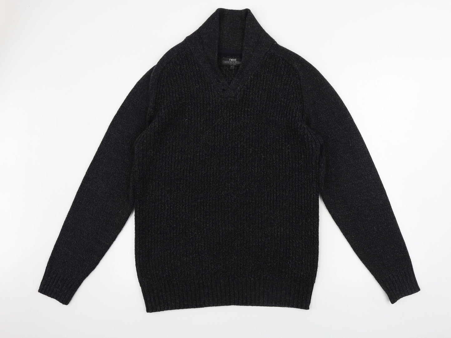 NEXT  Mens Black   Pullover Jumper Size L