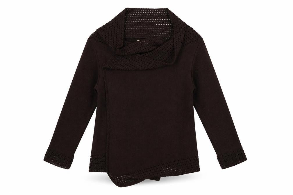 Womens UK Size S soon Brown Cardigan Jumper