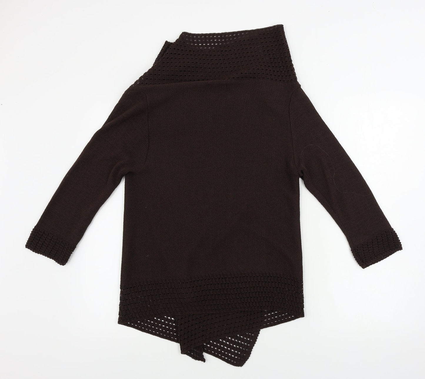 Womens UK Size S soon Brown Cardigan Jumper