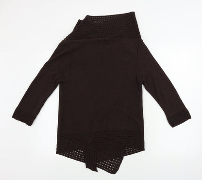 Womens UK Size S soon Brown Cardigan Jumper