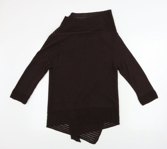 Womens UK Size S soon Brown Cardigan Jumper