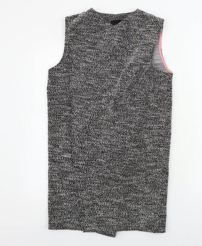 Womens UK Size 10 NEXT Grey Cardigan Jumper