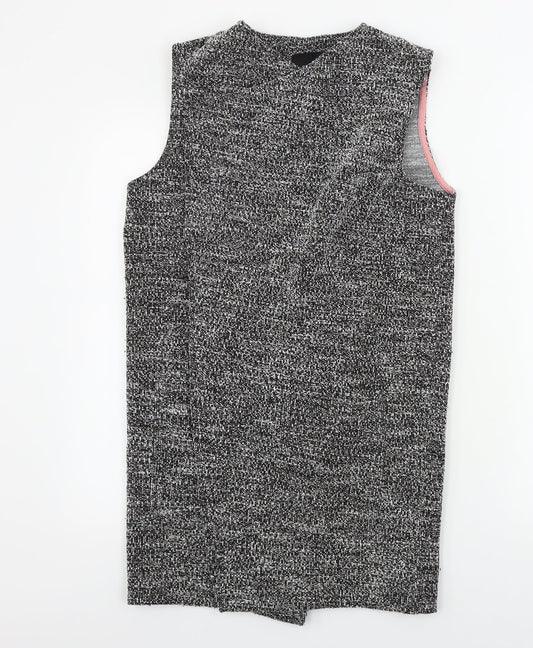 Womens UK Size 10 NEXT Grey Cardigan Jumper