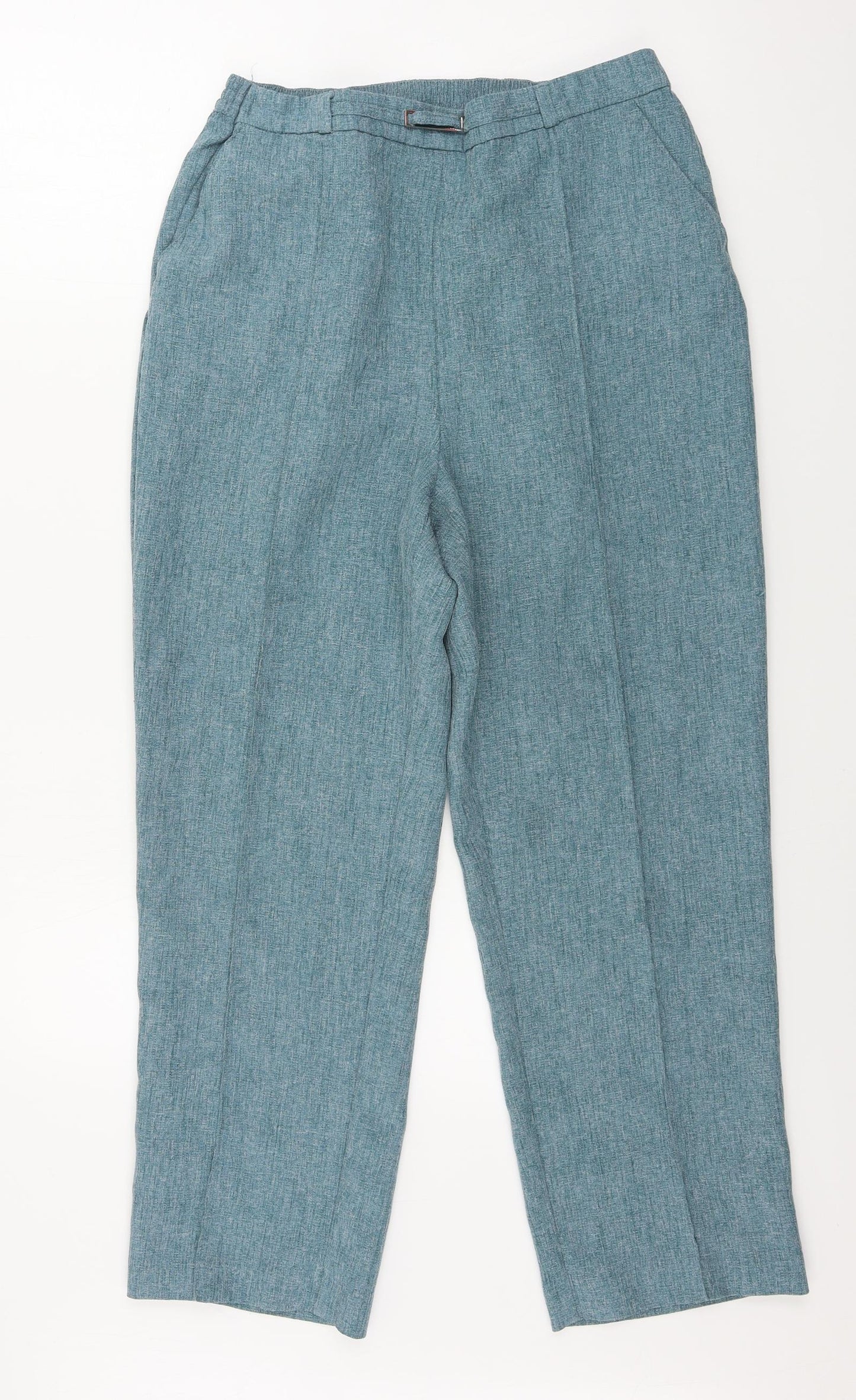 Womens UK Size 28 in Preworn Regular Fit  Blue Trousers