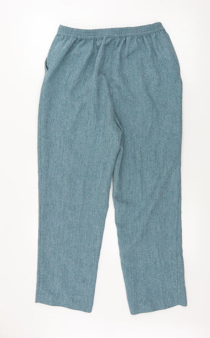 Womens UK Size 28 in Preworn Regular Fit  Blue Trousers