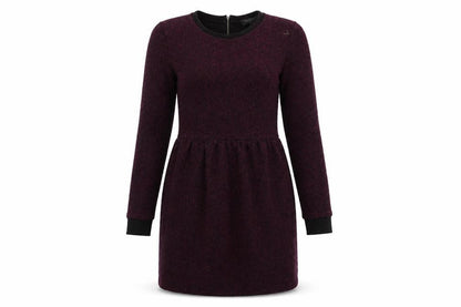 Front view of Topshop women’s purple bodycon, size UK 10