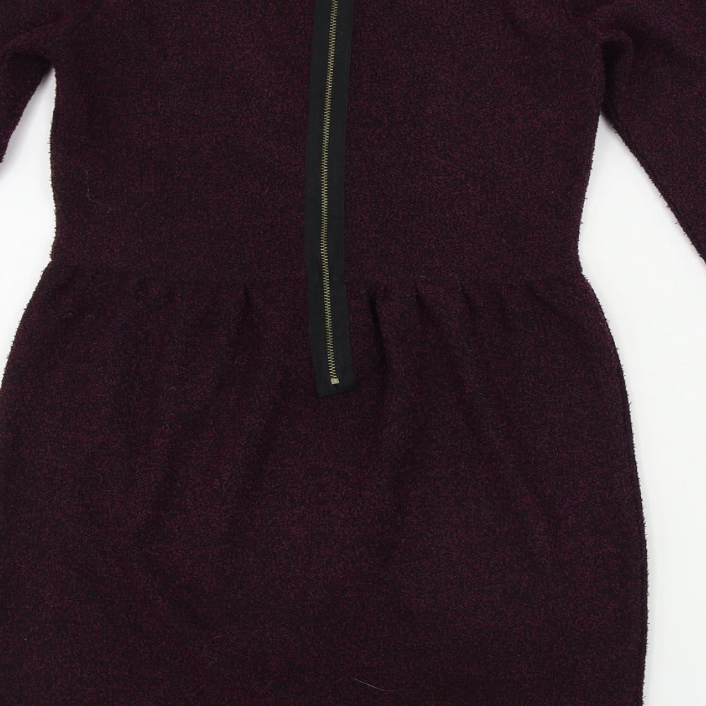 Topshop  Womens Purple   Bodycon  Size 10
