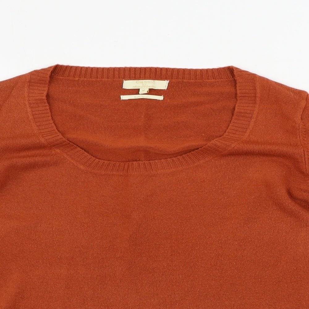Classic Womens Brown   Pullover Jumper Size M