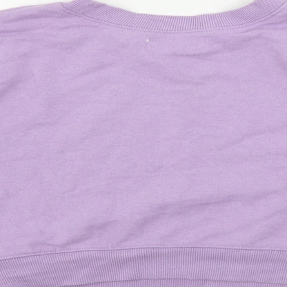 Womens UK Size S Pull&Bear Purple Pullover Jumper