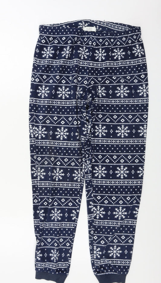 Womens UK Size 10 Debenhams Regular Fit Sweatpants Blue Trousers