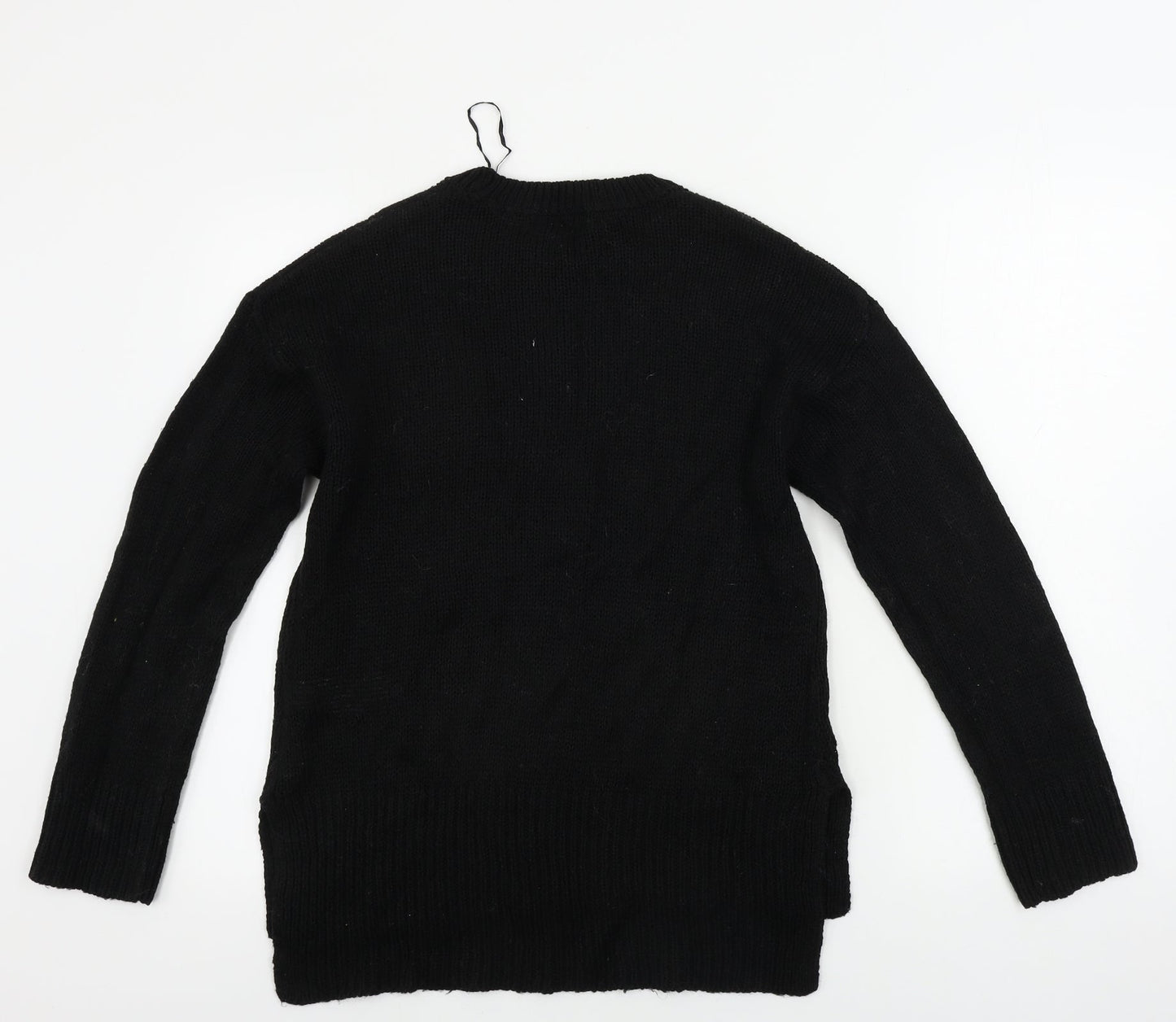 Womens UK Size S New Look Black Pullover Jumper