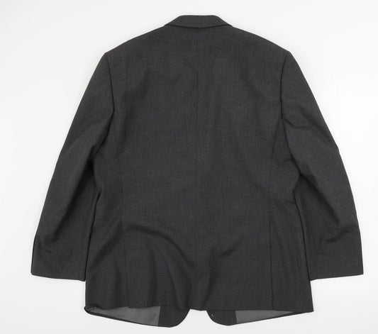 Mens UK Size 40 Jack reid Regular Grey Suit Jacket