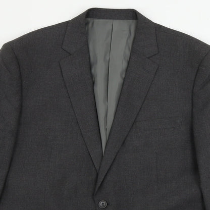 Mens UK Size 40 Jack reid Regular Grey Suit Jacket