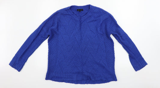 Womens UK Size 8 New Look Blue Pullover Jumper