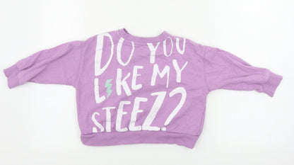George  Girls Pink   Pullover Jumper Size 3-4 Years