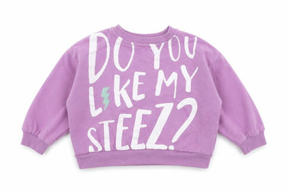 Front view of George girls’ pink jumper, size 3-4, years