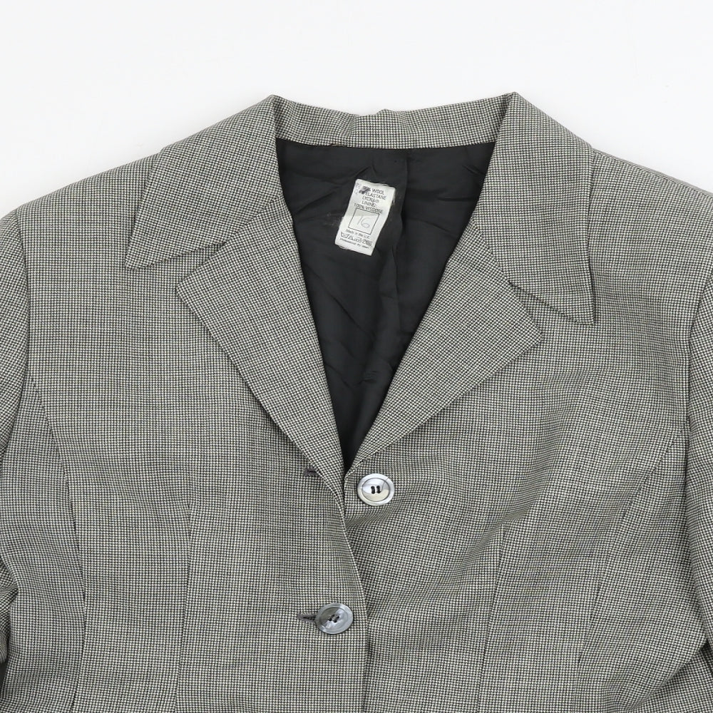 Womens UK Size 16 Preworn Regular Beige Blazer