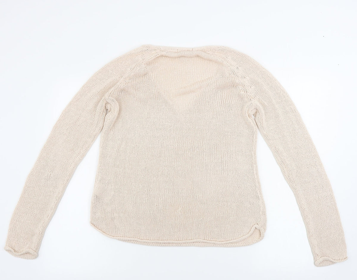 Womens UK Size S H&M Pink Pullover Jumper