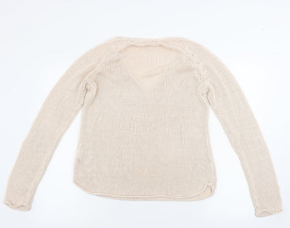 Womens UK Size S H&M Pink Pullover Jumper