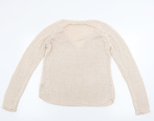 Womens UK Size S H&M Pink Pullover Jumper