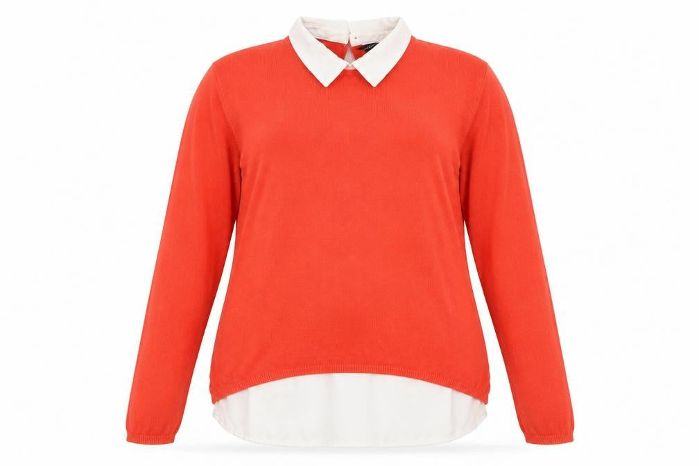 Womens UK Size 14 Atmosphere Orange Pullover Jumper