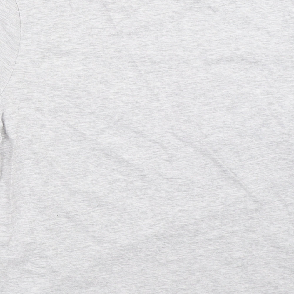 Womens UK Size M H&M Grey Basic T-Shirt