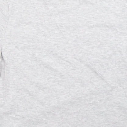 Womens UK Size M H&M Grey Basic T-Shirt