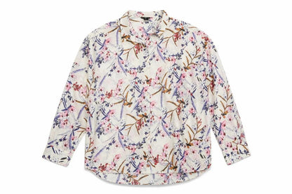 Womens UK Size 38 H&M Ivory Basic Button-Up