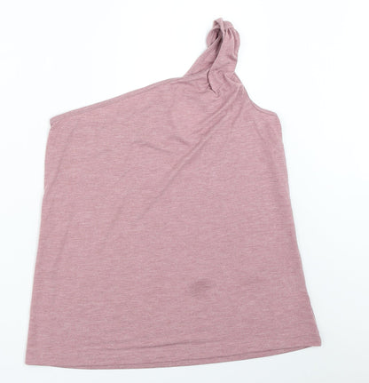 Womens UK Size 14 NEXT Pink Basic Tank