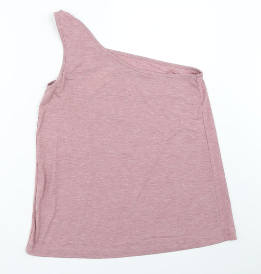 Womens UK Size 14 NEXT Pink Basic Tank