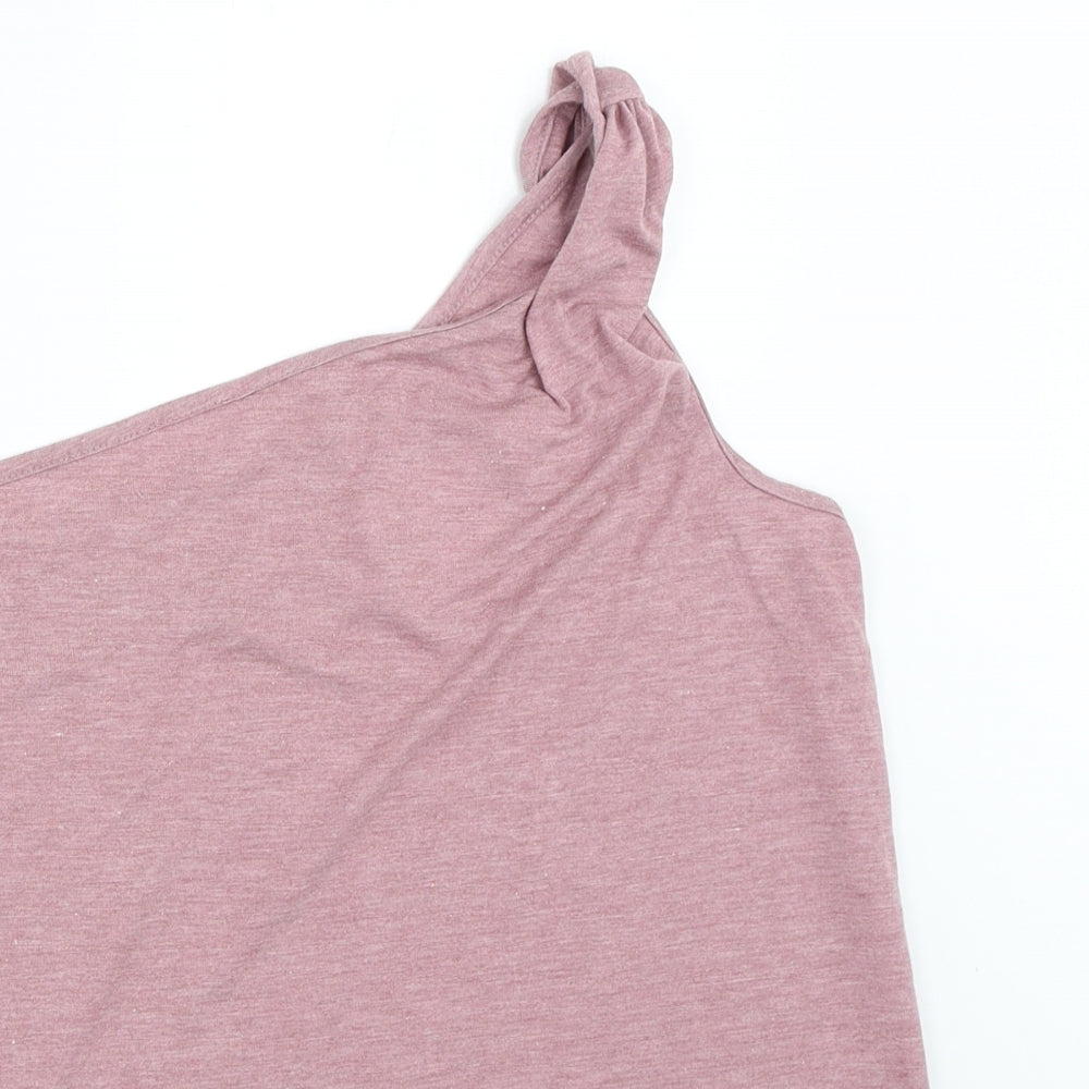 Womens UK Size 14 NEXT Pink Basic Tank