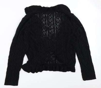 Womens UK Size 14 Evie Black Cardigan Jumper