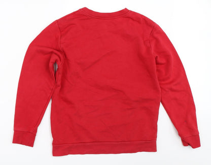George Boys Red   Pullover Sweatshirt Size 10-11 Years