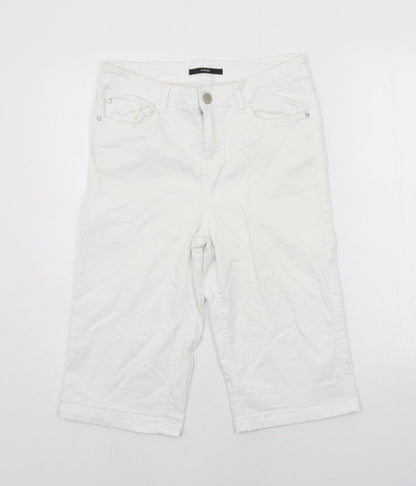 George Womens White   Trousers  Size 12 L24 in