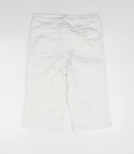 George Womens White   Trousers  Size 12 L24 in