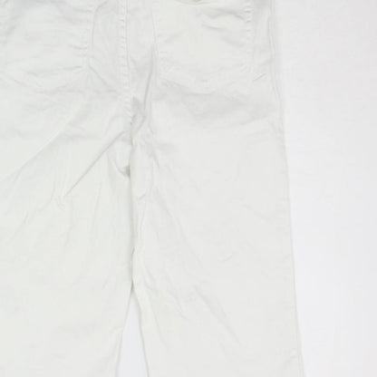 George Womens White   Trousers  Size 12 L24 in