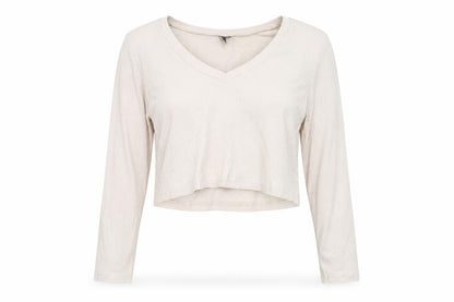Womens UK Size XL SheIn Beige Basic T-Shirt