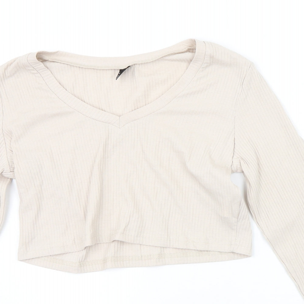 SheIn Womens Beige   Basic T-Shirt Size XL