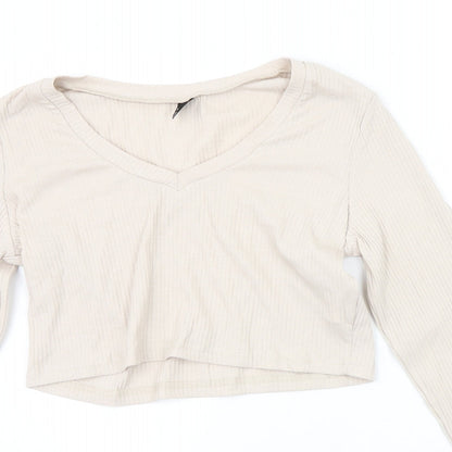 SheIn Womens Beige   Basic T-Shirt Size XL