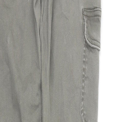 Denim & Co. Womens Green   Chino Trousers Size 6 L27 in