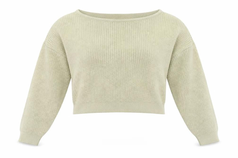 Womens UK Size M PRETTYLITTLETHING Beige Pullover Jumper