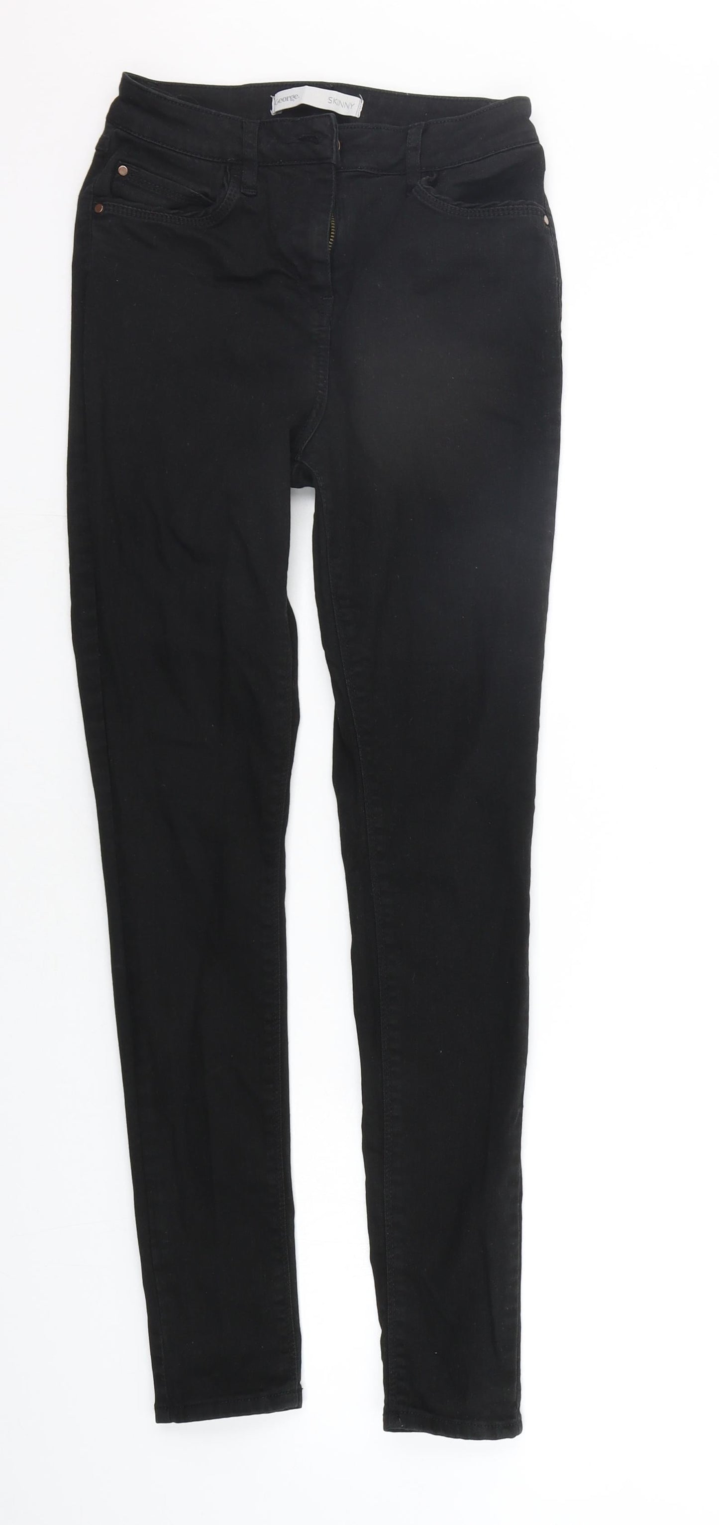 George Womens Black   Skinny Jeans Size 10 L28 in