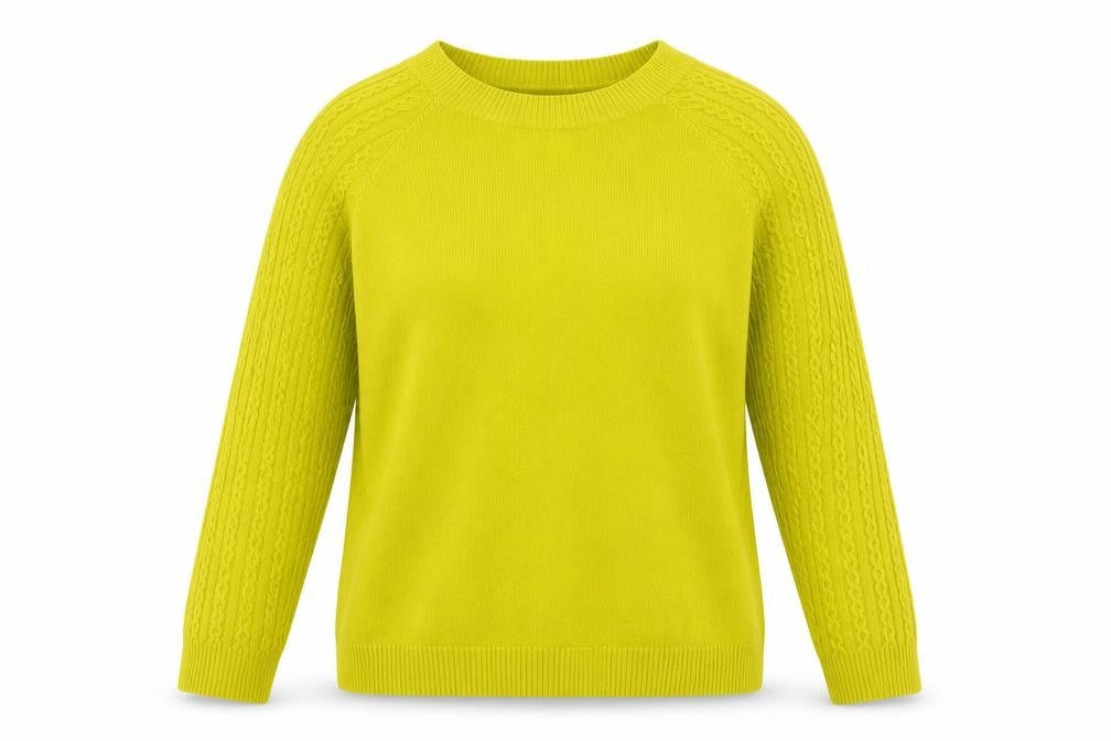 Womens UK Size 14 TU Yellow Pullover Jumper