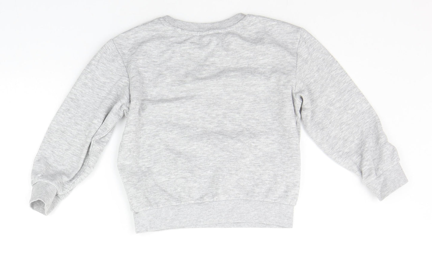 H&M Girls Grey   Pullover Jumper Size 5-6 Years