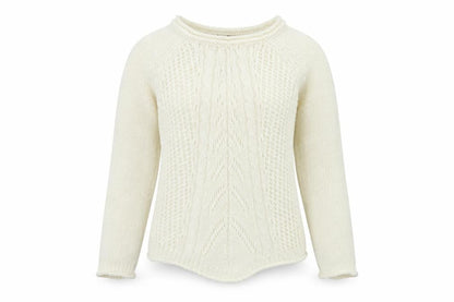 Womens UK Size 10 Atmosphere White Pullover Jumper
