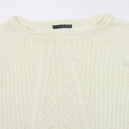 Atmosphere Womens White   Pullover Jumper Size 10