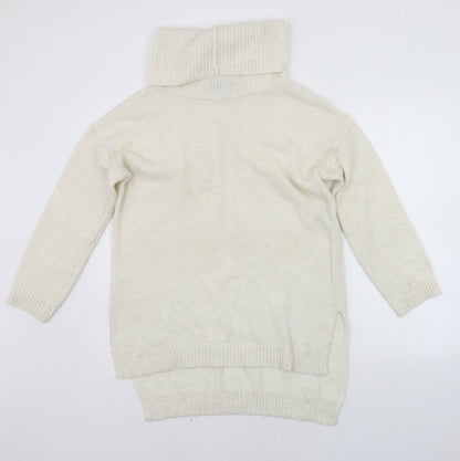 Primark Womens White   Jumper Dress  Size 2XS