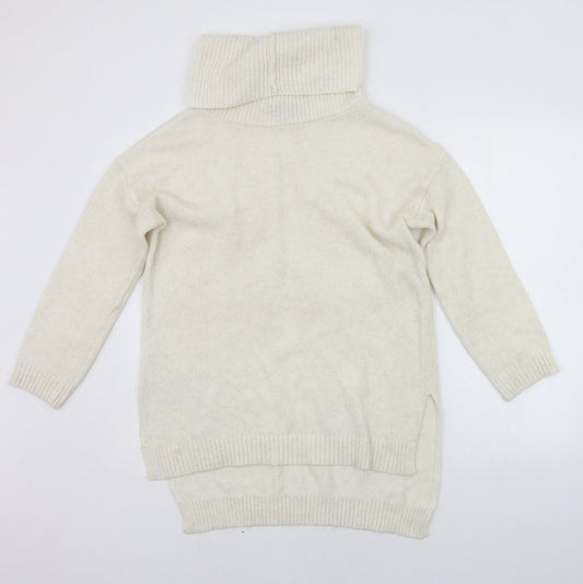 Primark Womens White   Jumper Dress  Size 2XS