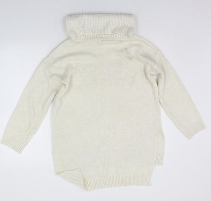Primark Womens White   Jumper Dress  Size 2XS